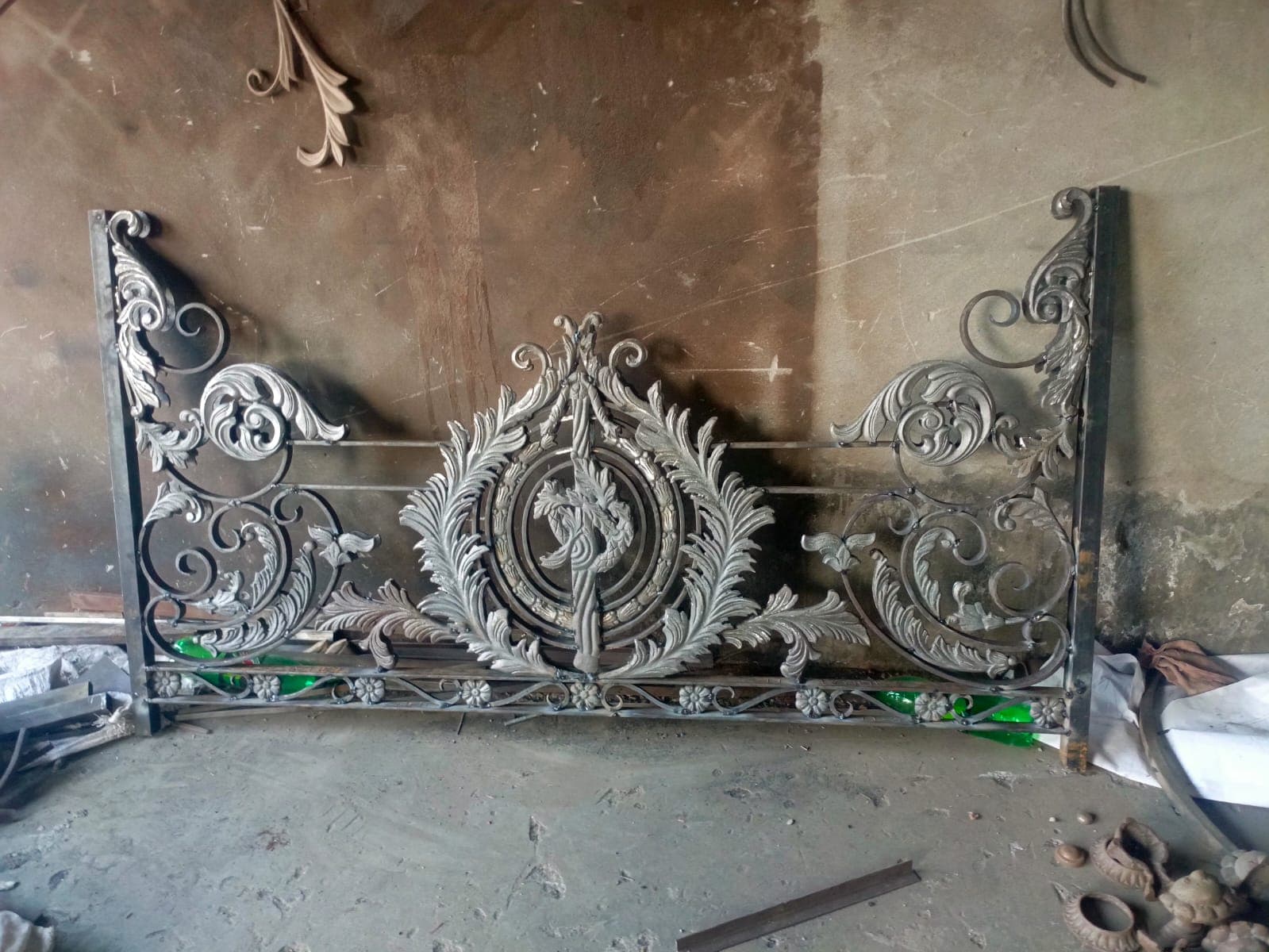 Royal Silver Ornate Balcony Grill