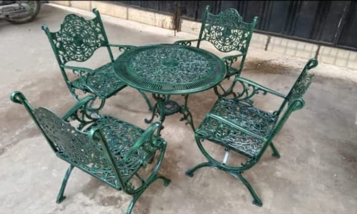 Square Green Antique Set