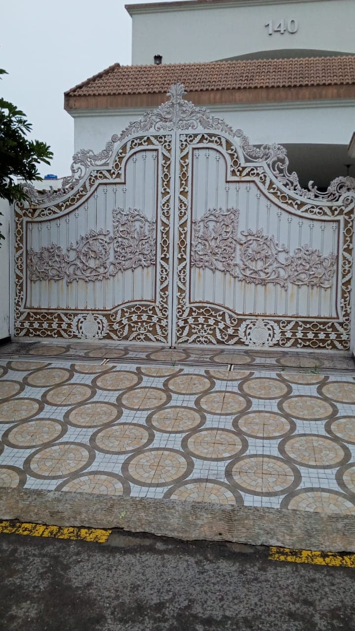 Classic Stone & Iron Main Gate