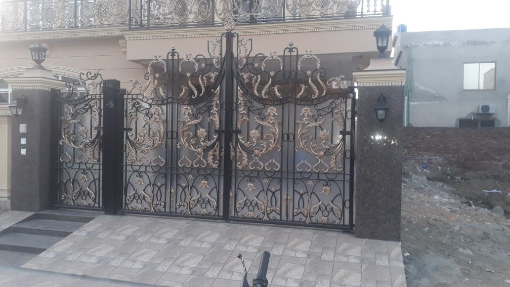 Grand Black Ornate Entrance