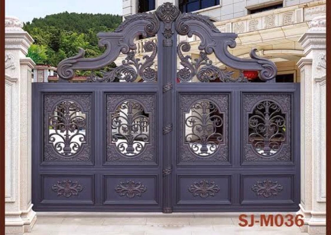 Majestic Purple Double Leaf Gate