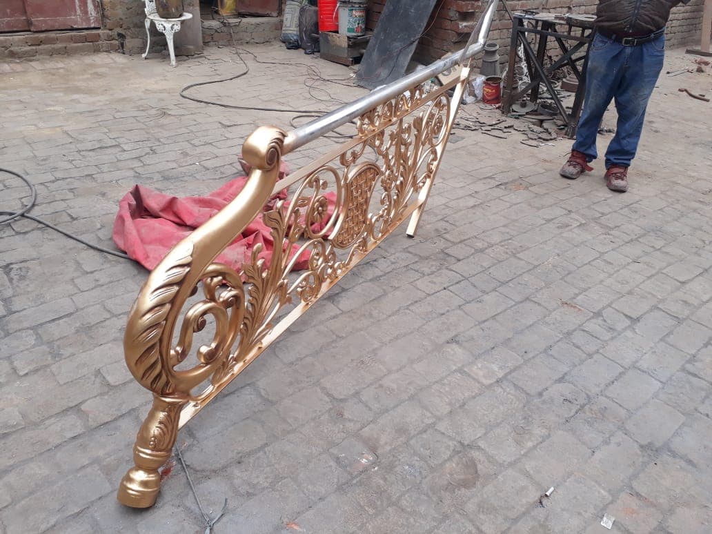 Black Powder Coated Railings