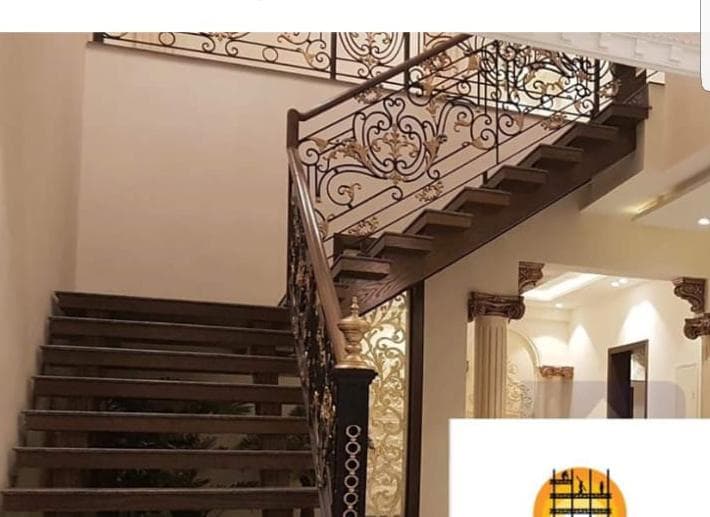 Ornate Golden Railings