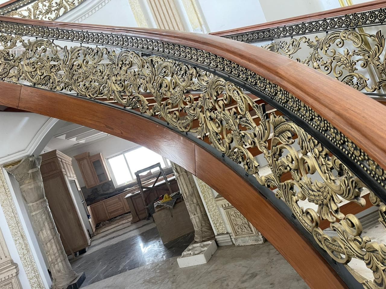 Handcrafted Iron Staircase