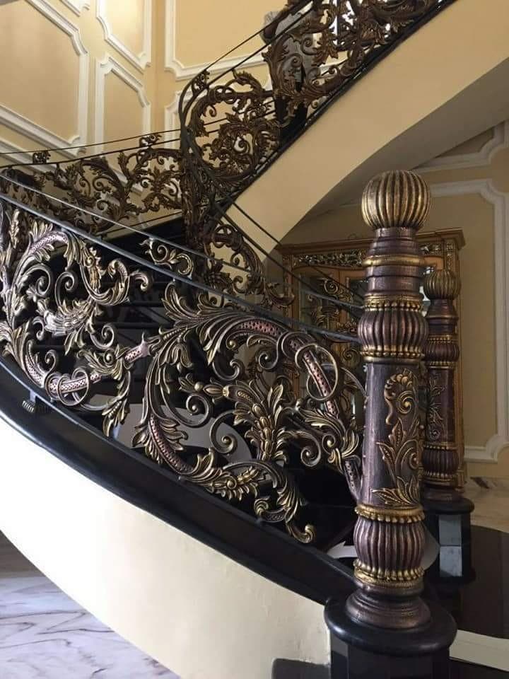 Aluminum Cast Railing Design